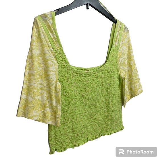 Free People Key Lime Combo Crop Top - Picture 4 of 11